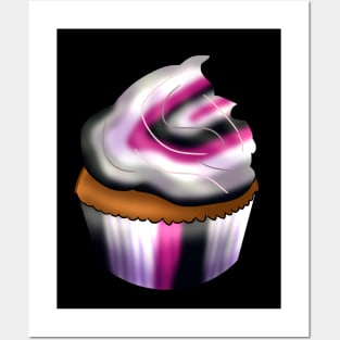 Asexual LGBTQ Cupcake Posters and Art